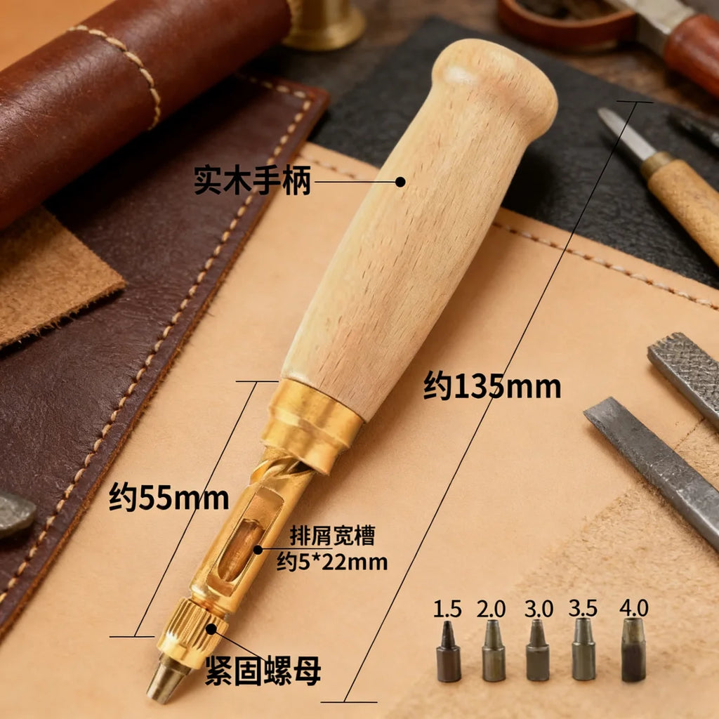 Leather tool set DIY handmade leather sewing set art 18 kinds of multifunctional leather repair and production tools