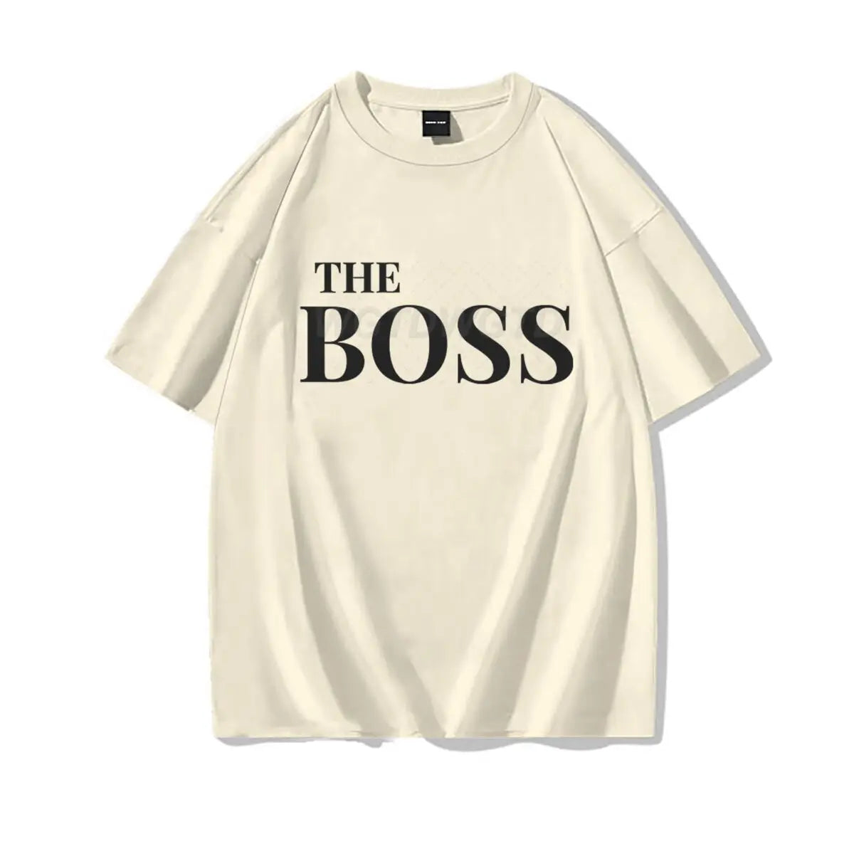 The Boss & The Real Boss Matching T-shirts Couples Matching Outfits Gifts Funny Letter Print Valentine's Day Men Women Clothing