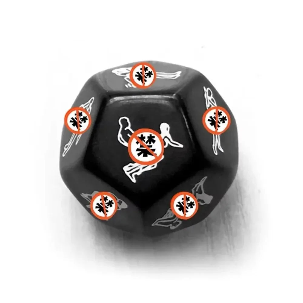 12-Position Erotic Sex Dice for Gay Couples - Romance Humour Party Game, Adult Gambling Craps Sex Toy Gift  Sex Toys for Couples