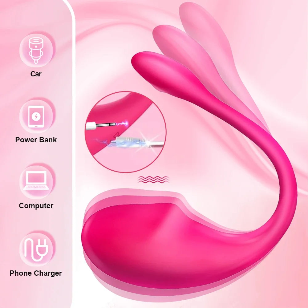 Wireless G Spot Vibrator for Women APP Bluetooth Vibrating Egg Clitoris Stimulator Dildo Wear Vagin Massger Adult Sex Toy Couple