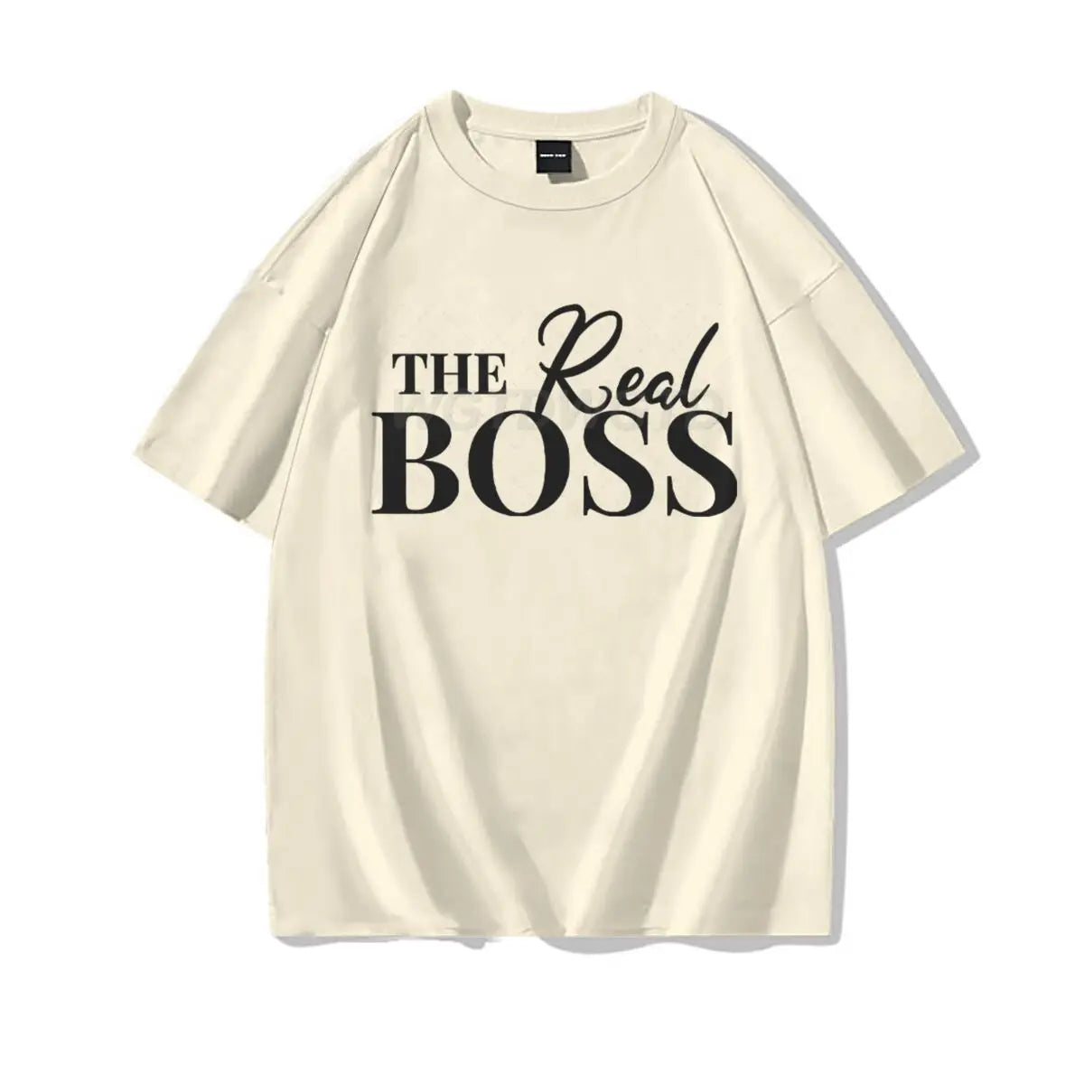 The Boss & The Real Boss Matching T-shirts Couples Matching Outfits Gifts Funny Letter Print Valentine's Day Men Women Clothing